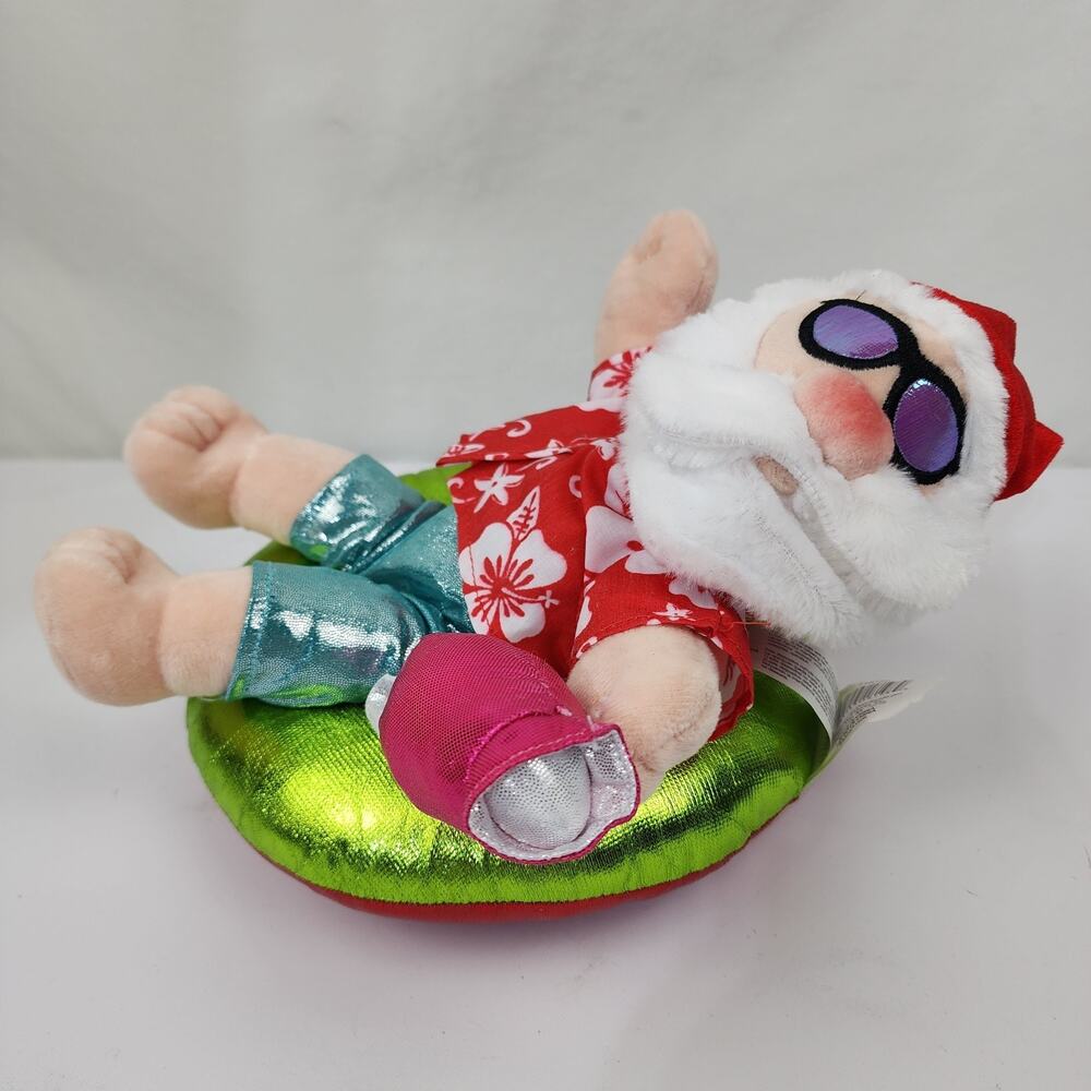 Gemmy Margarita Beach Tropical Innertube Santa Sings 5 O'Clock Somewhere